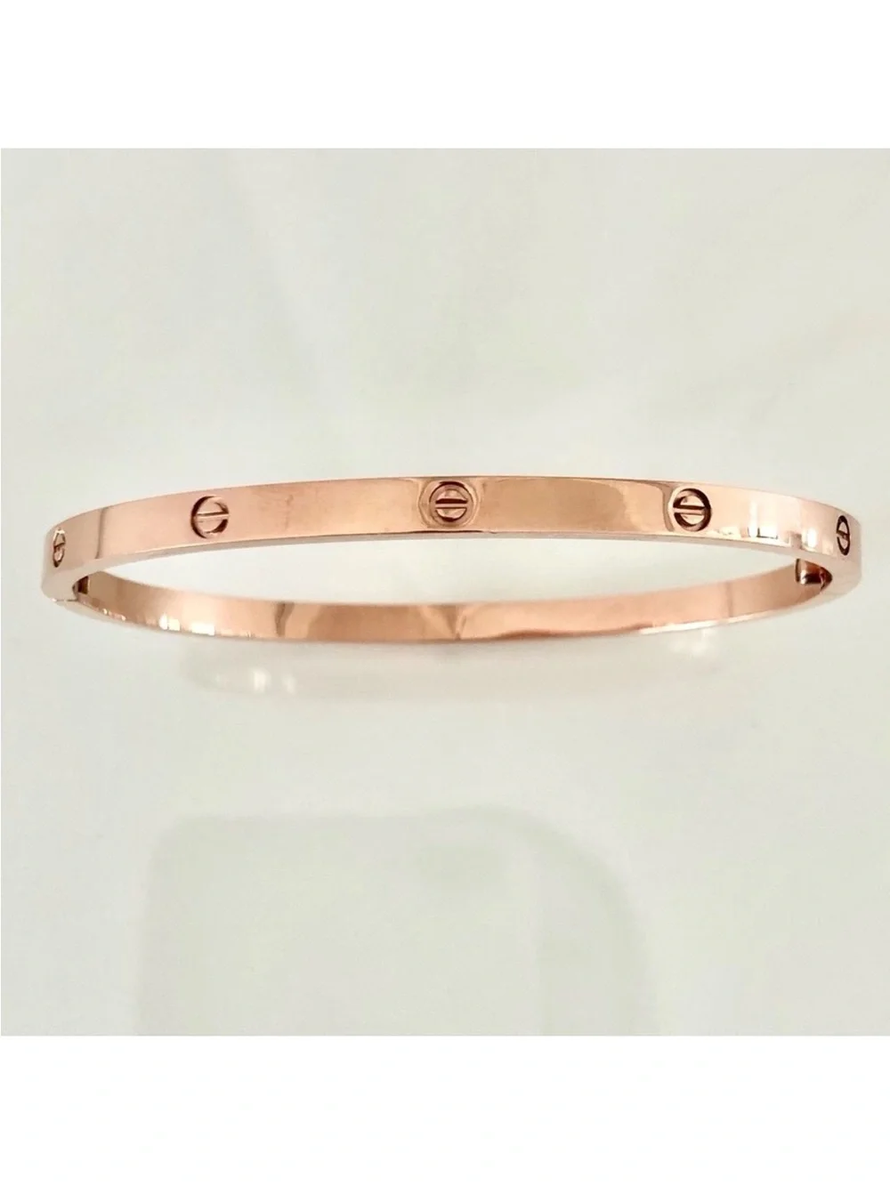 Generic Small Model Screw Bangle Bracelet with Screwdriver in Rose Gold